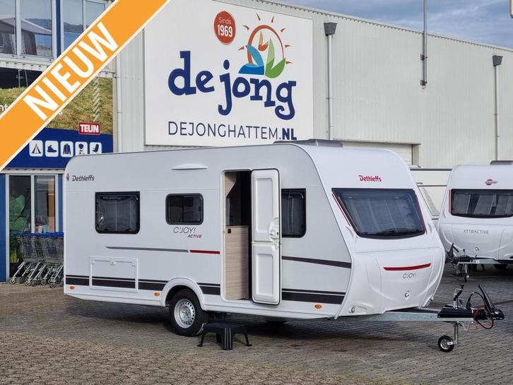 Dethleffs C'Joy 460 LE Active - Enkele bedden!, Caravans en Kamperen, Caravans, Bedrijf, tot en met 3, Standaardzit, Dethleffs