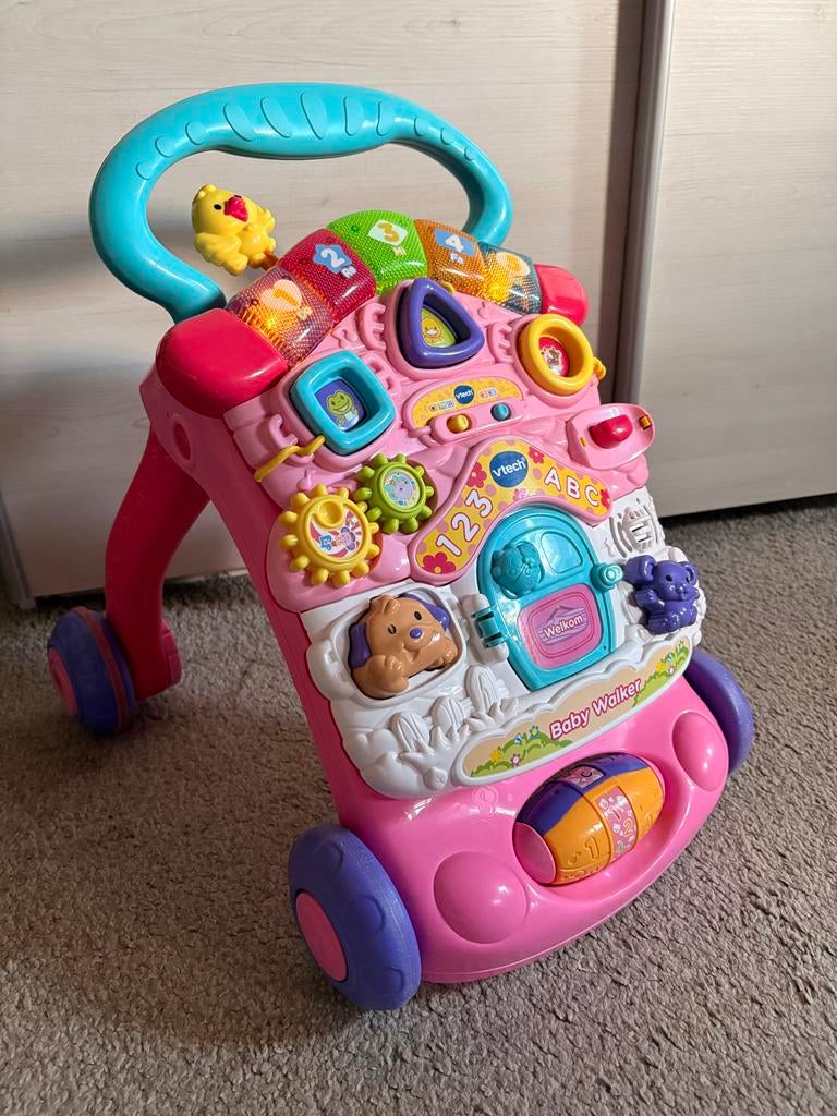 VTech Baby loopwagen - roze, Ophalen, Gebruikt, Overige typen, Met licht