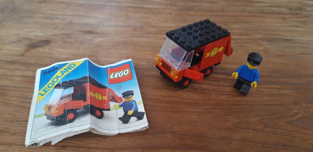 Legoland Delivery nr. 6624 (vintage), Ophalen of Verzenden, Gebruikt, Complete set, Lego