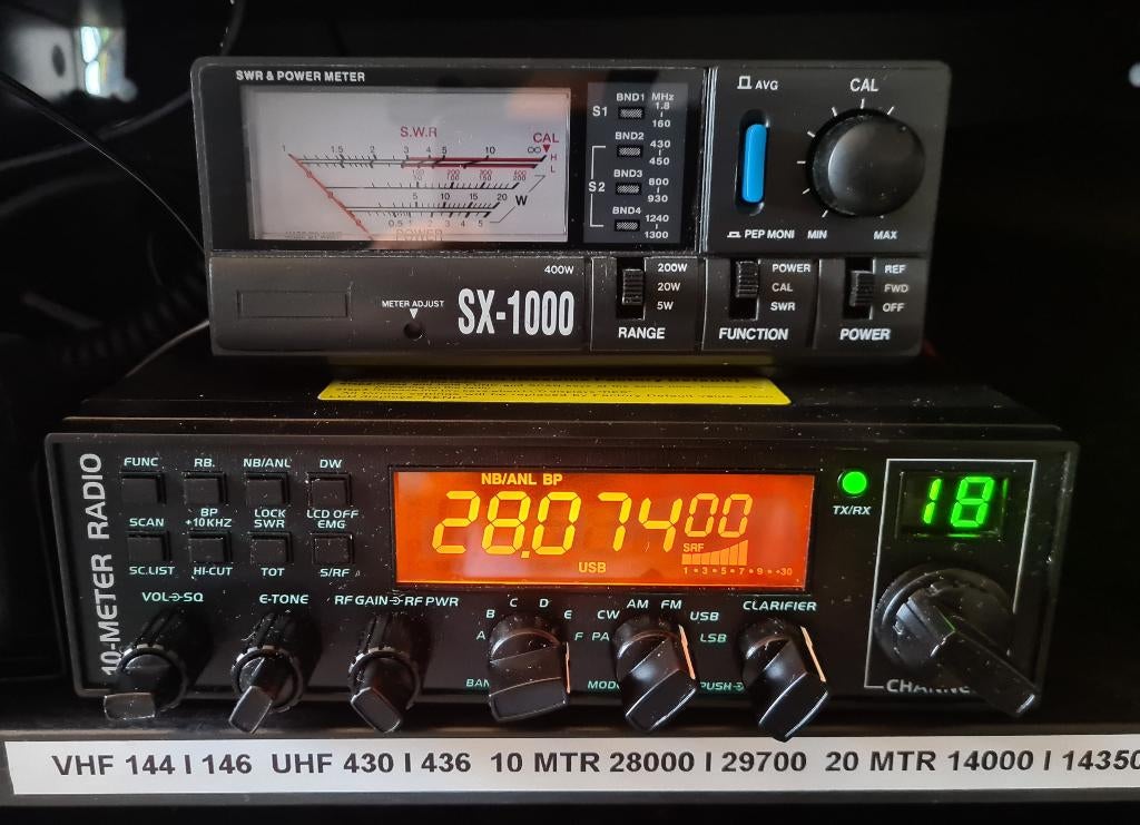 Anytone AT-5555 Plus – 10 & 11 Meter Transceiver – als Nieuw, Ophalen of Verzenden, Zo goed als nieuw, Zender en Ontvanger