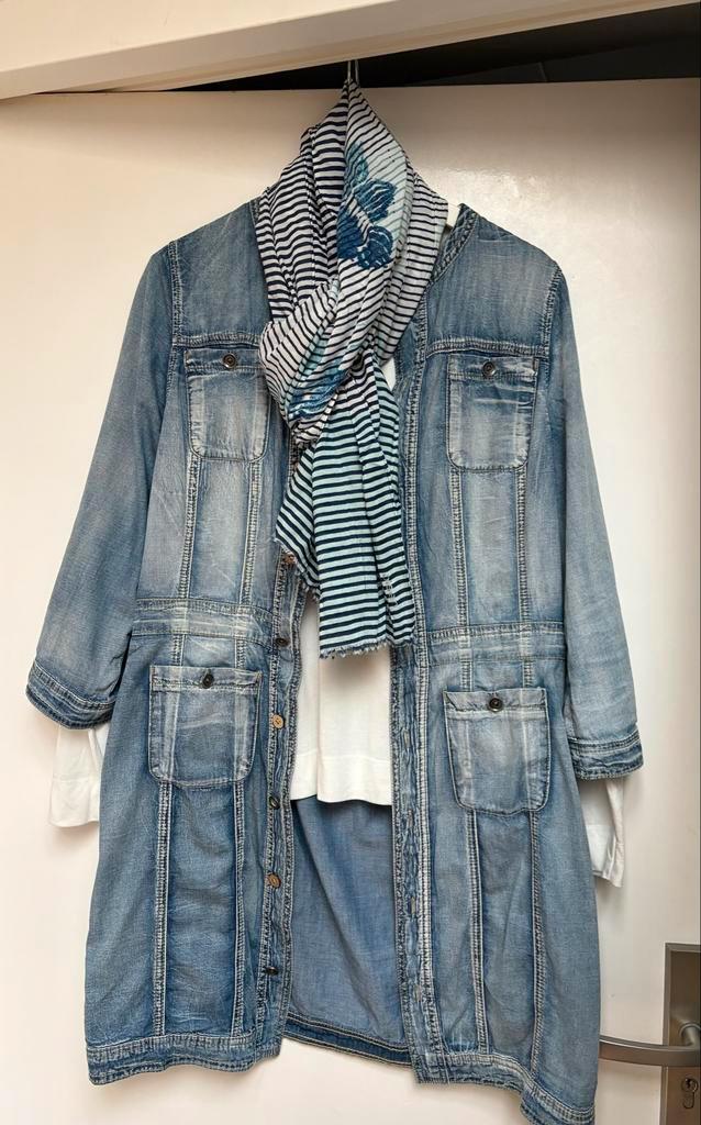 Set Geisha en Via Appa met sjaal  Maat M, Kleding | Dames, Blouses en Tunieken, Zo goed als nieuw, Maat 38/40 (M), Ophalen of Verzenden