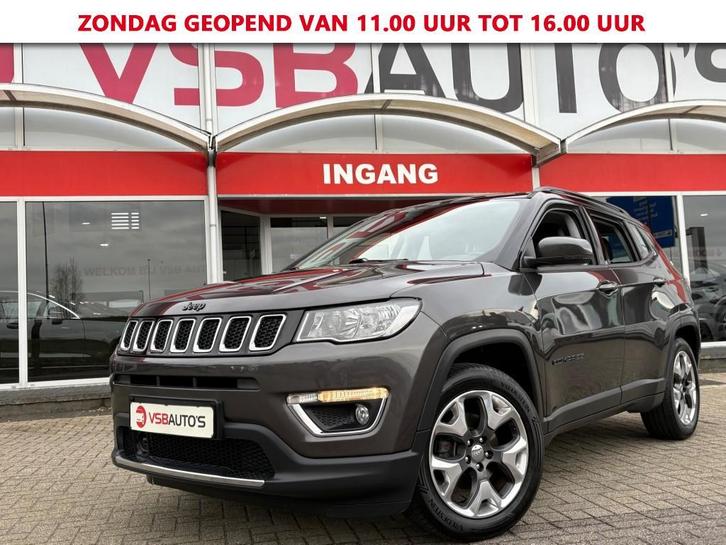 Jeep COMPASS 1.4 MULTI-AIR 140PK NIGHT-EAGLE HALF-LEER NAVI, Auto's, Jeep, Bedrijf, Compass, ABS, Airbags, Alarm, Android Auto