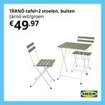 nieuwe bistro set Tárnó van Ikea, Bijzettafel, Hardhout, Nieuw, Tuinset