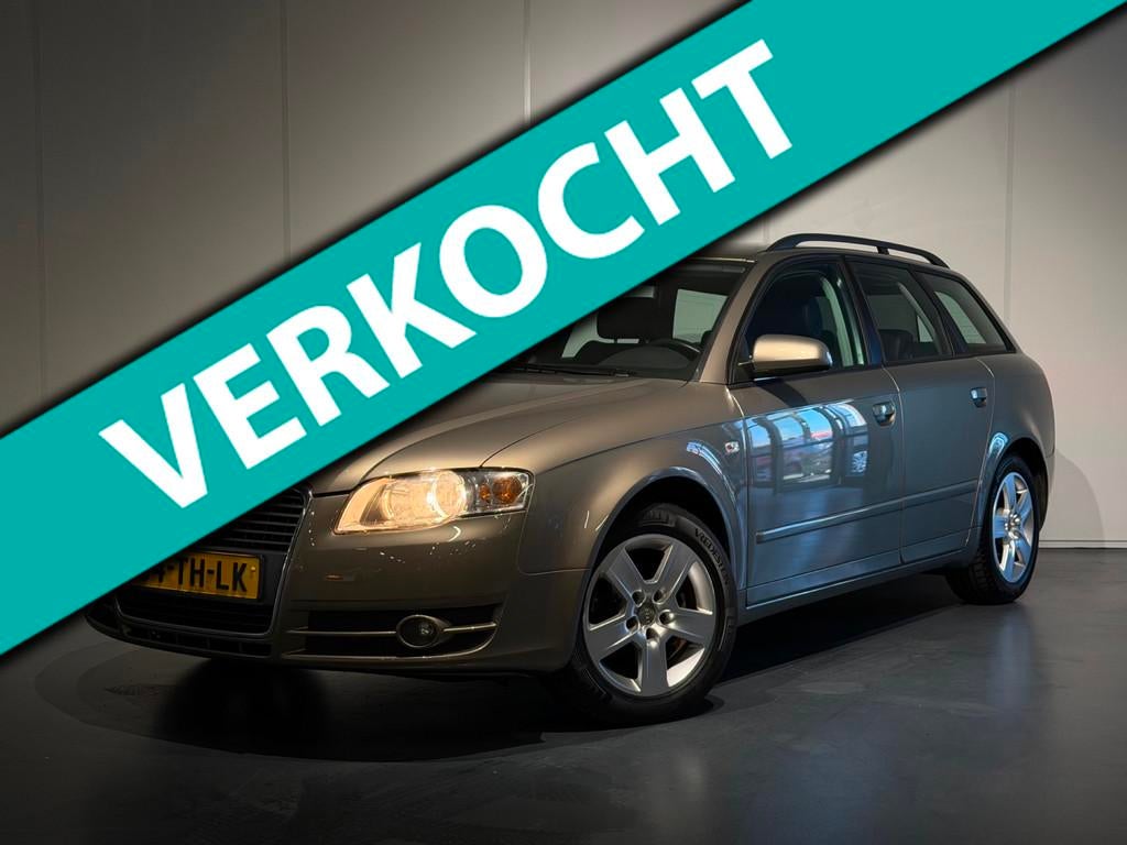 Audi A4 Avant 2.0 Pro Line AUT /Clima/Cruise/PDC/Navi/LMV/Le, Zwart, 4 cilinders, 1984 cc, A4