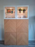 IKEA Besta wandkast glas + visgraat – set mogelijk, Huis en Inrichting, Kasten | Wandmeubels, Ophalen, Gebruikt, Minder dan 150 cm