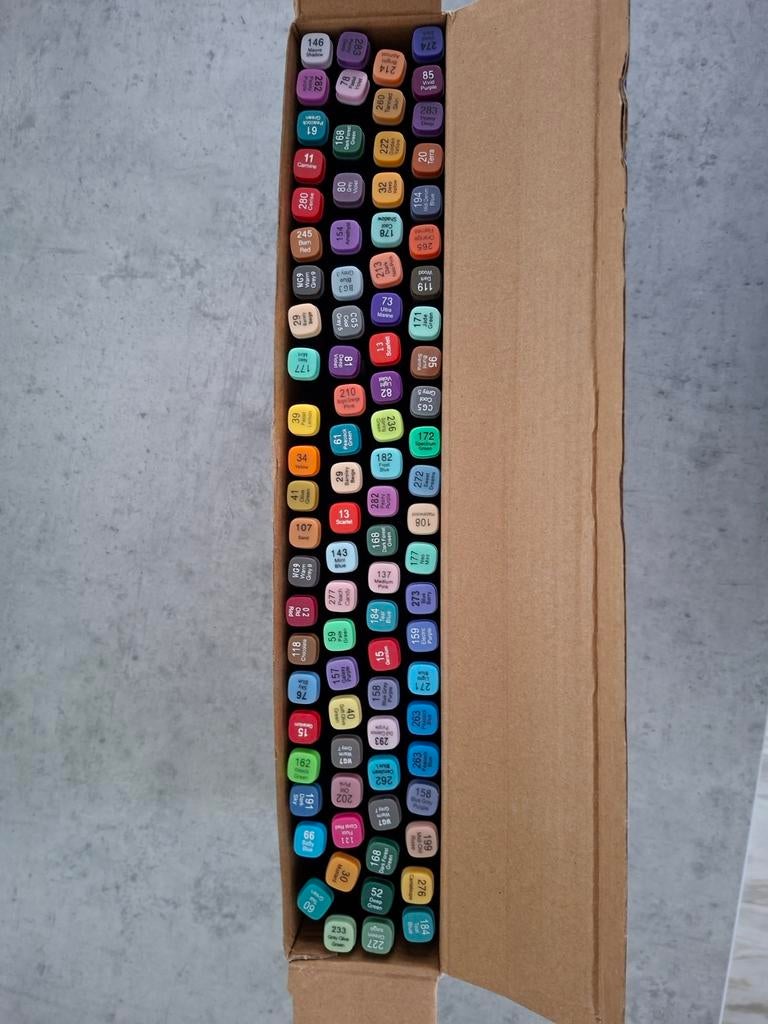 Decotime twinmarkers fine brush 90 stuks, Hobby en Vrije tijd, Tekenen, Ophalen, Potlood of Stift