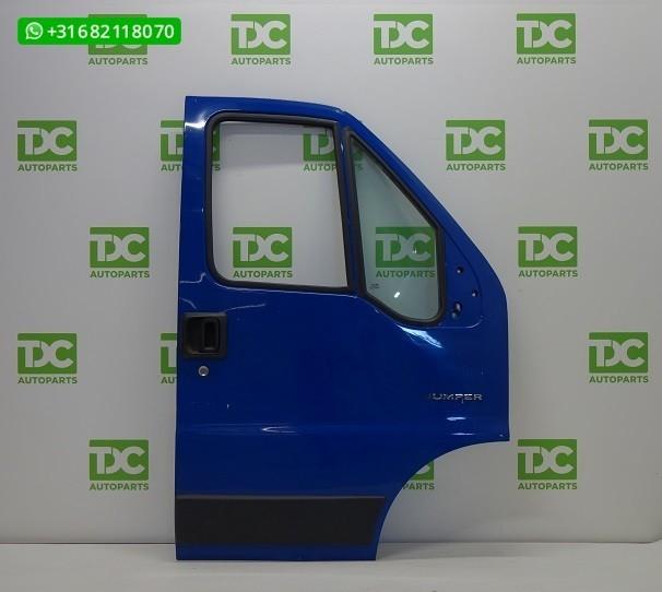 Citroen Jumper ('94-'06) Voorportier rechts blauw, Auto-onderdelen, Carrosserie en Plaatwerk, Deur, Citroën, Voor, Rechts, Gebruikt