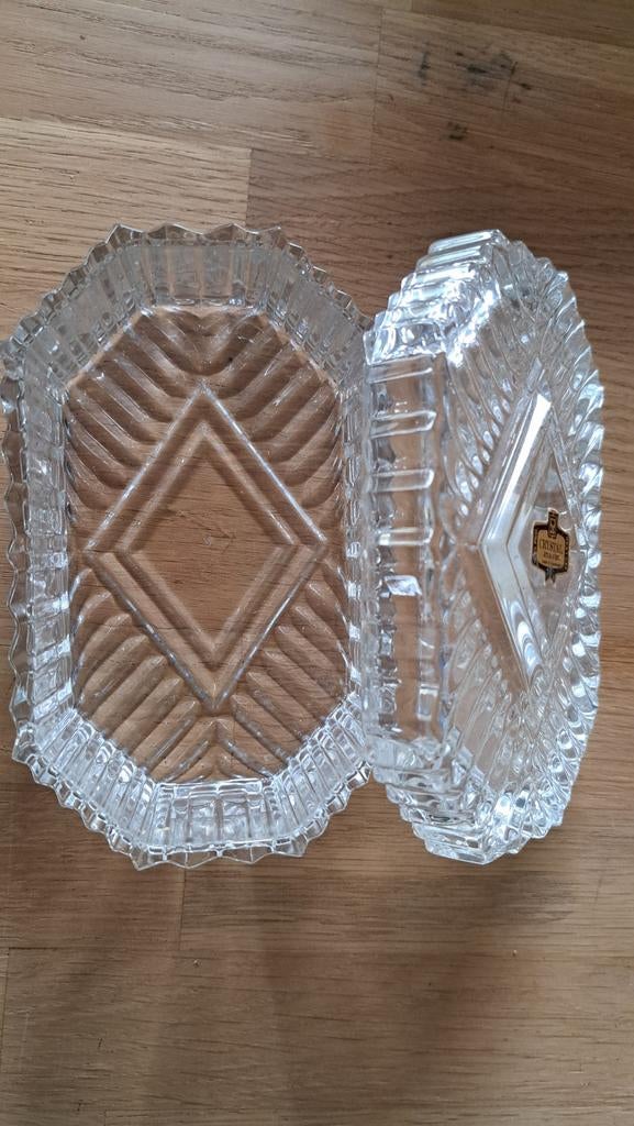 Kristallen schaal met 24% lood, Ophalen