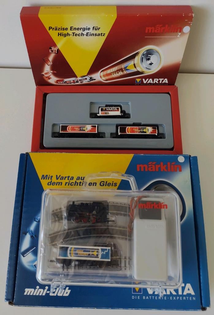 MÄRKLIN Z 81520 funset VARTA + extra wagonset 82823, Treinset, Gelijkstroom, Ophalen of Verzenden, Zo goed als nieuw