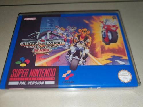 Biker Mice From Mars SNES Game Case, Avontuur en Actie, Verzenden, 1 speler, Zo goed als nieuw