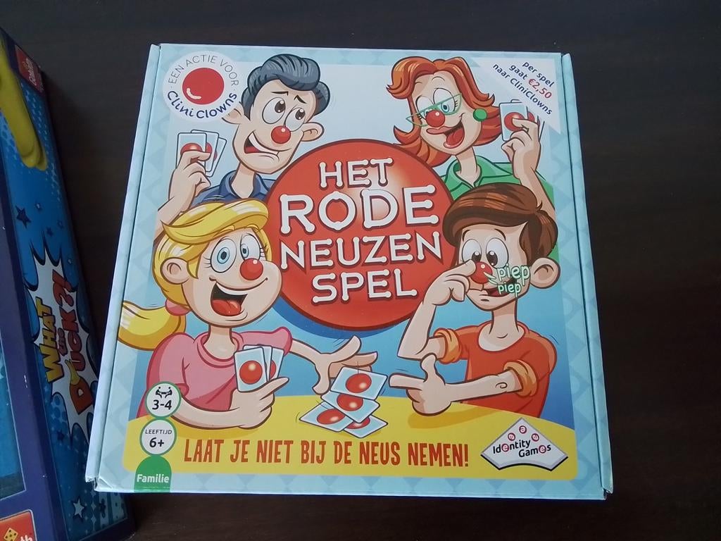 Het Rode Neuzen Spel - Nieuw en Ongebruikt!, Vijf spelers of meer, Ophalen of Verzenden, Nieuw