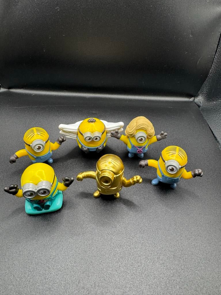 Minions Figuren Set - 6 stuks, inclusief gouden Minion, Ophalen of Verzenden, Gebruikt, Jongen of Meisje