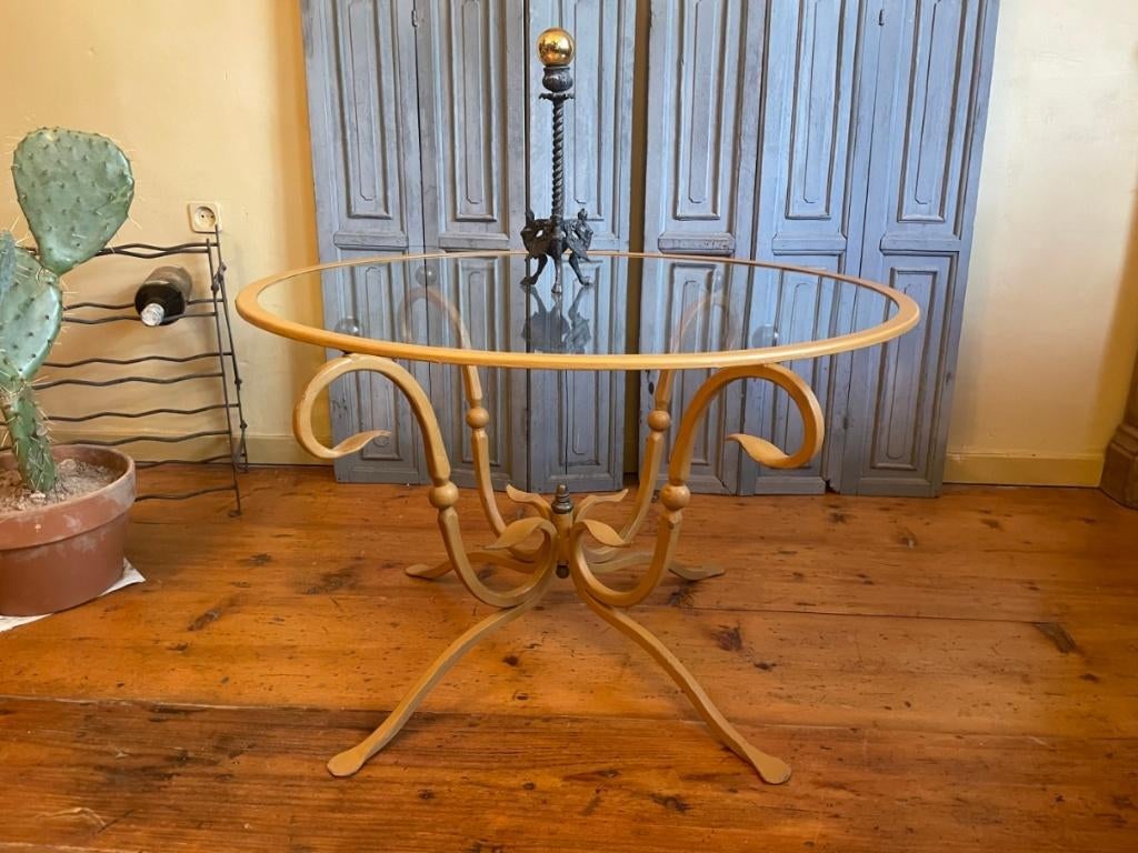 Bijzettafel Salontafel Vintage Frans, Ophalen