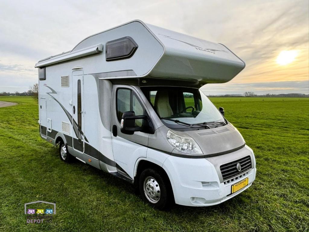 Hobby Toskana 615 | 2007 | Alkoof bed + Stappelbed, Niet ingevuld, Alkoof, Ringverwarming, Fiat