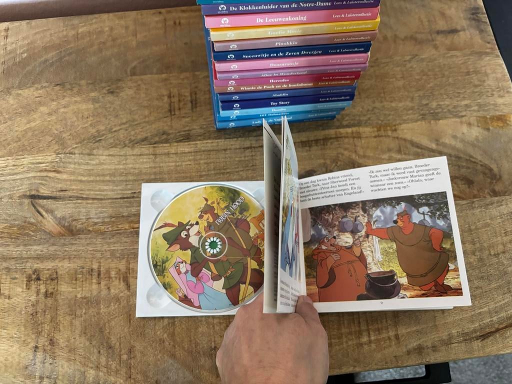 Disney Lees- en Luistercollectie met CD's, Boeken, Ophalen of Verzenden, Zo goed als nieuw, Sprookjes