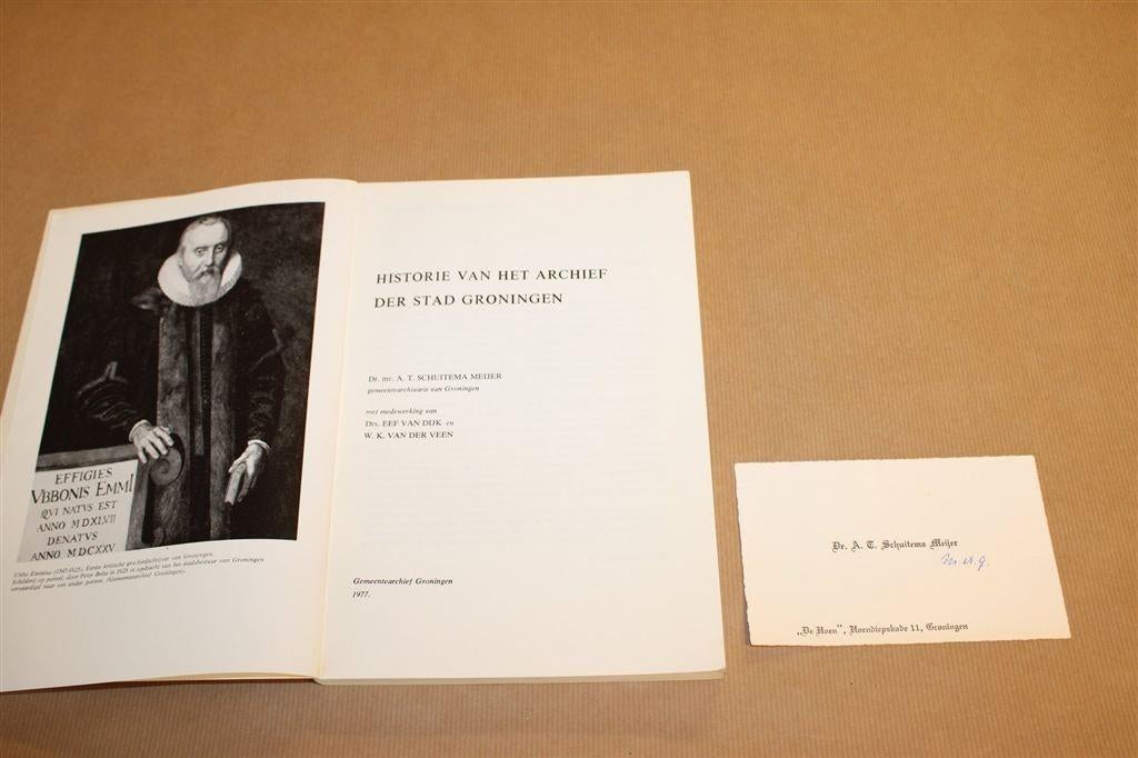 Historie Archief Stad Groningen — Gemeentearchief 1977, Ophalen of Verzenden, Gelezen