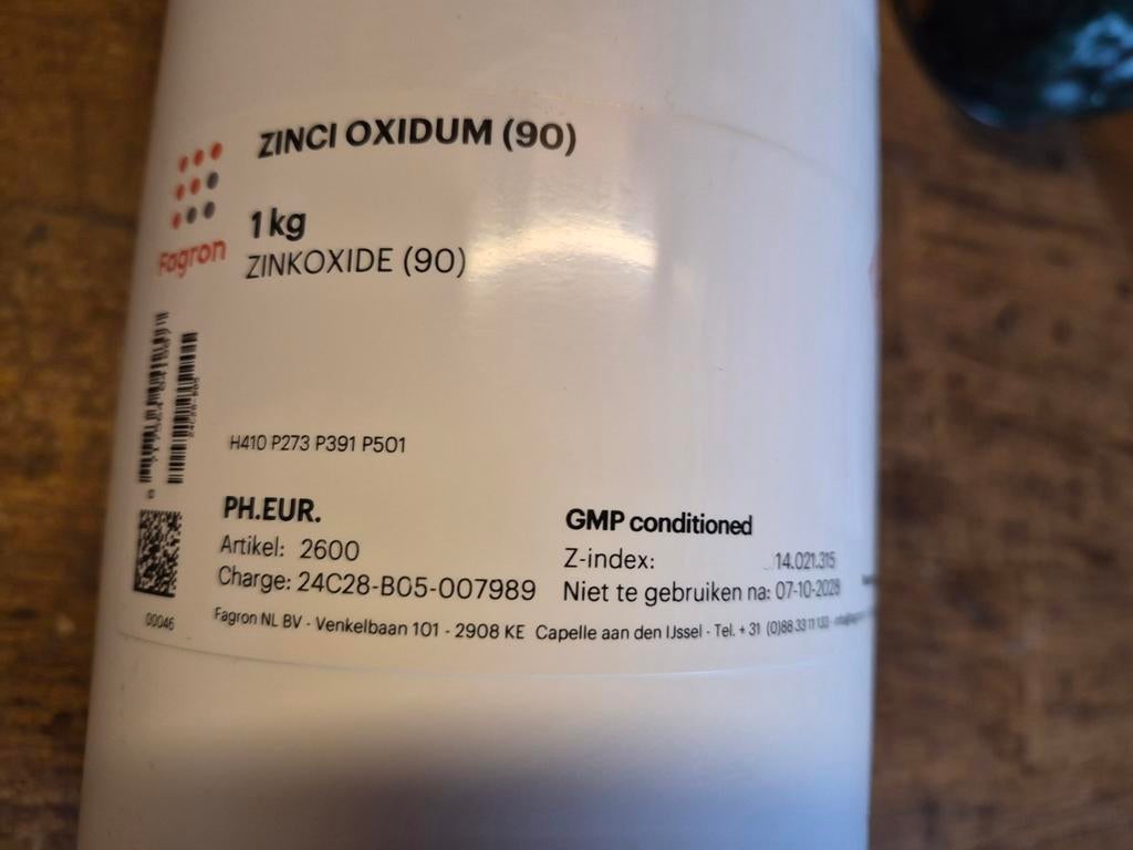 Draadalg bestrijder - Zinkoxide (90) 1kg, Karper of Koi