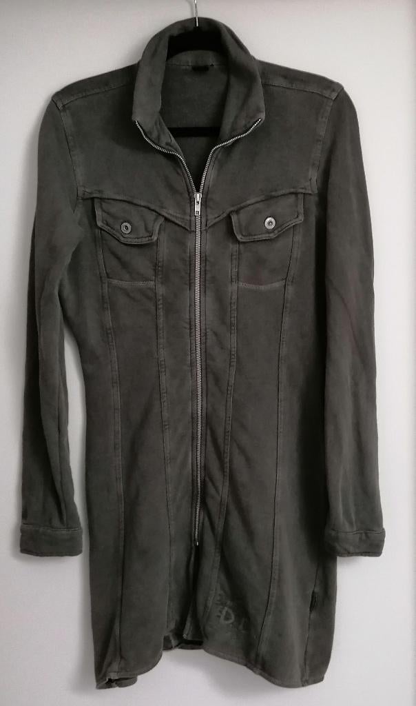 CASUAL lang legergroen sweatervest van DIDI mt. XS/S, Didi, Ophalen of Verzenden, Zo goed als nieuw, Maat 34 (XS) of kleiner