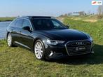 Audi A6 Avant 40 TDI S-Line|Pano|Trekh.|Leder|ETC,, Auto's, Gebruikt, 2000 kg, USB, Zwart