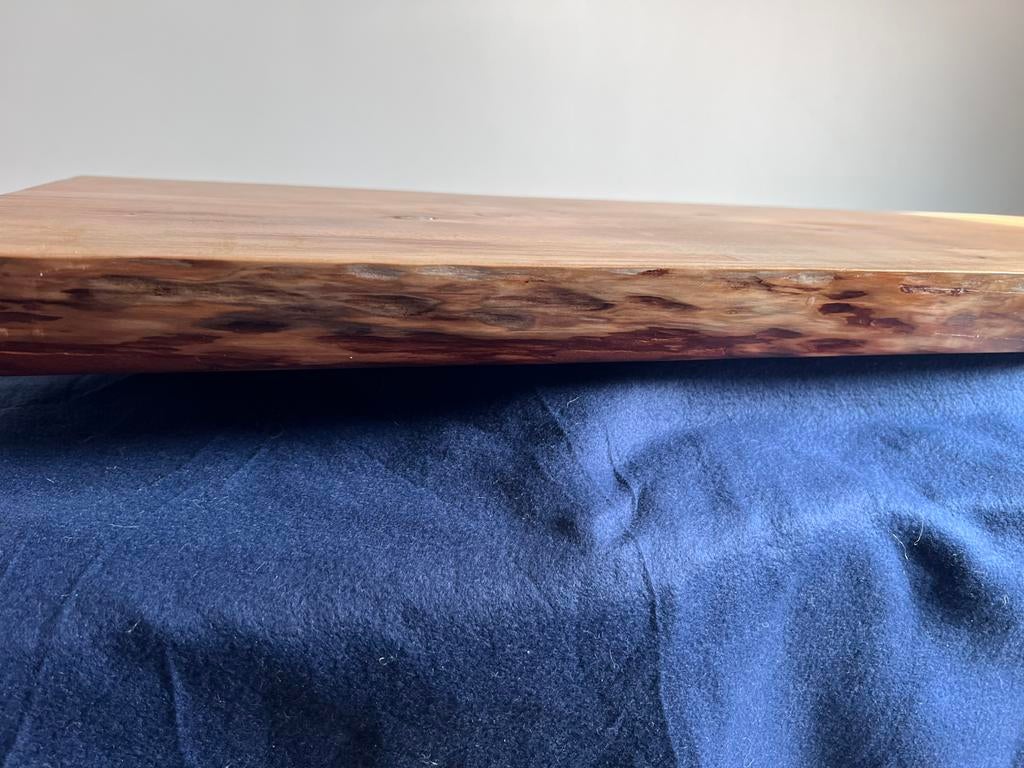 Douglas houten plank - schaaldeel - wastafelblad, Ophalen, 25 tot 50 mm, Zo goed als nieuw, Plank