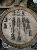 3 antieke pomp espagnoletten / deur espagnolet, greep, klink, Ophalen