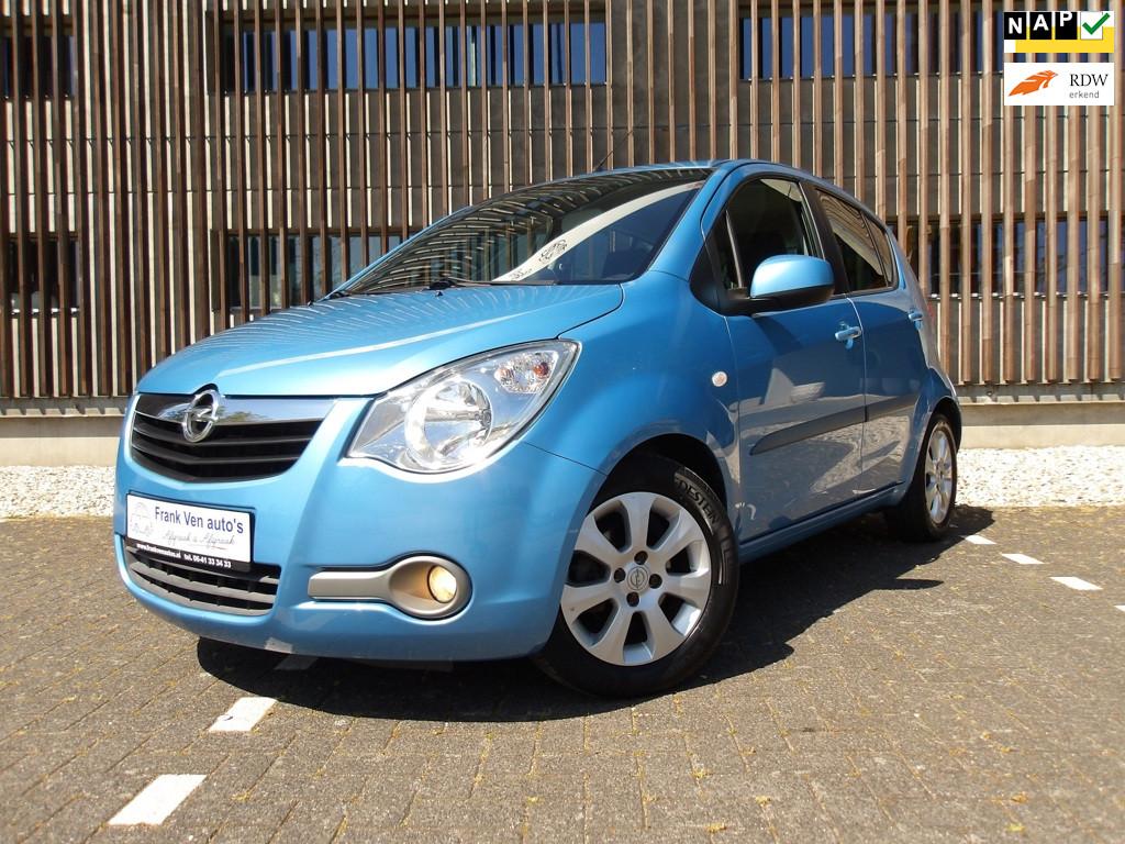 Opel Agila 1.2 Edition /AUTOMAAT/HOGE INSTAP/TREKHAAK/AIRCO/, Auto's, Opel, 86 pk, 4 cilinders, Blauw, Elektrische ramen