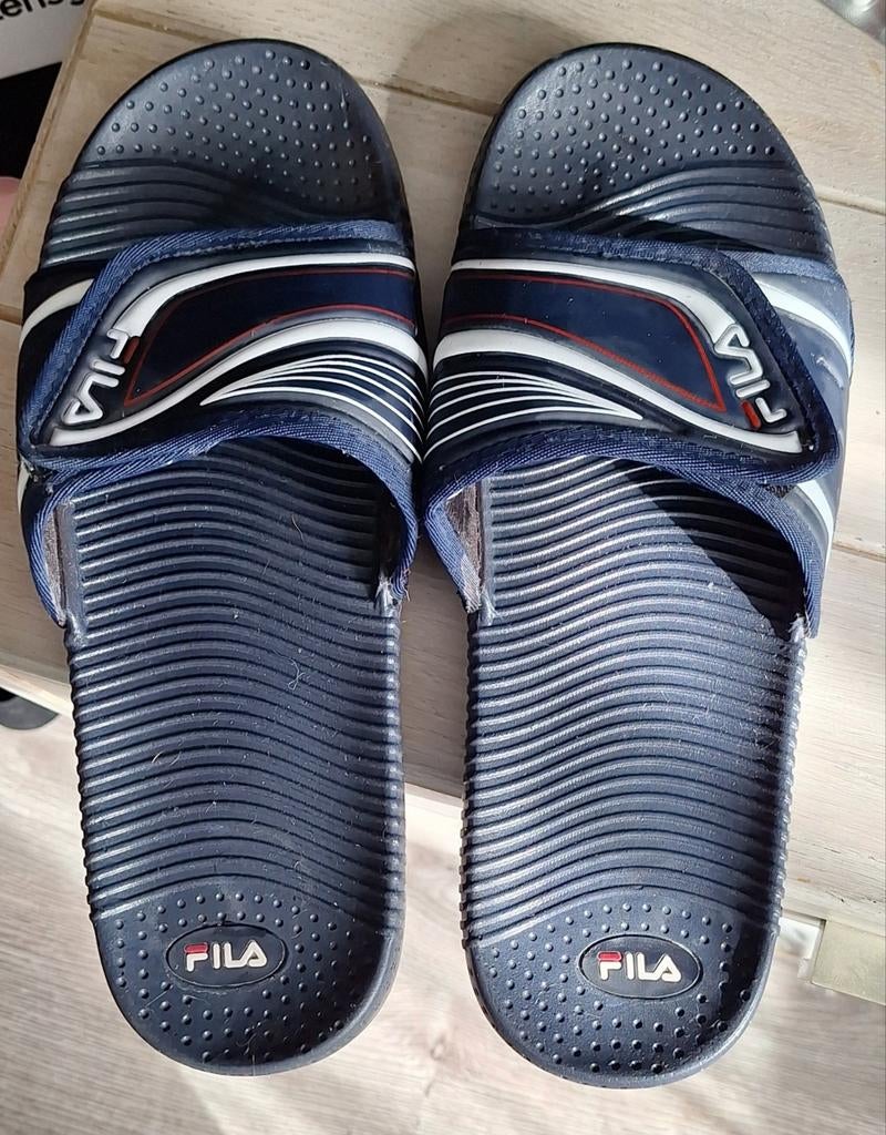 Slippers fila, Kleding | Heren, Schoenen, Blauw, Zo goed als nieuw, Fila, Ophalen