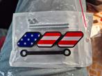 3 Colros Grille Red Flag embleem, Ophalen of Verzenden, Nieuw