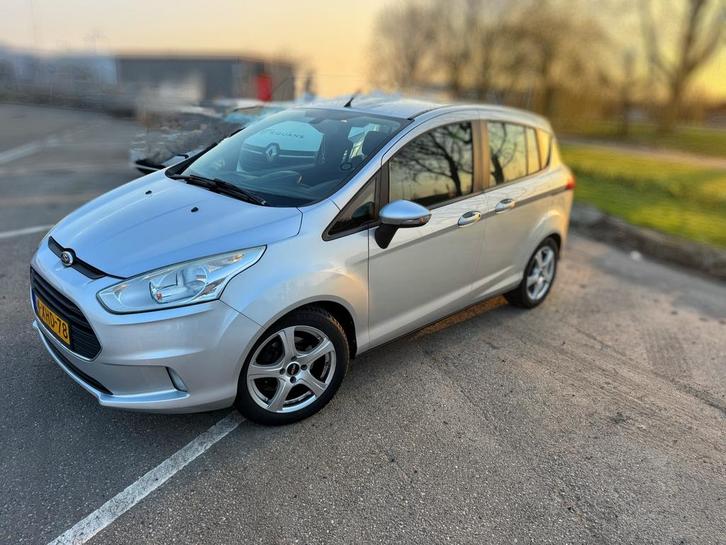 Ford B-Max 1.0 Ecoboost 74KW/100PK 2014 Grijs, Auto's, Ford, B-Max, Benzine, B, MPV, Handgeschakeld, Origineel Nederlands, Zilver of Grijs