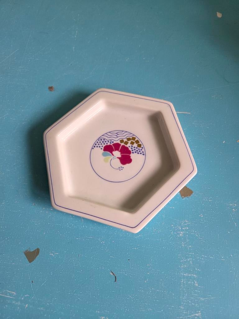 Zeshoekig schaaltje Bing & Grøndahl Annegrete Halling-Koch, Ophalen of Verzenden