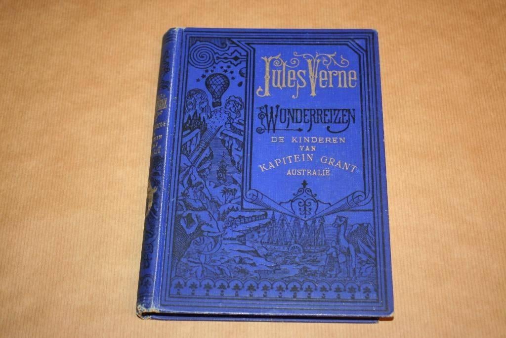 De kinderen van kapitein Grant Australië - Jules Verne 1920, Antiek en Kunst, Antiek | Boeken en Bijbels, Ophalen of Verzenden