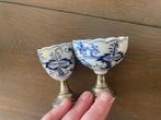 antiek EIERDOPJE + SCHAALTJE van Meissen ? - WD014, Ophalen of Verzenden