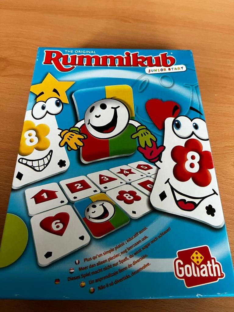 Rummikub Junior Start - Leuk spel voor jonge kinderen, Drie of vier spelers, Ophalen, Gebruikt, Goliath