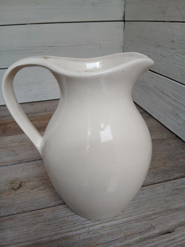 Puntgaaf geglazuurde aardewerken kruik., Antiek en Kunst, Curiosa en Brocante, Ophalen of Verzenden