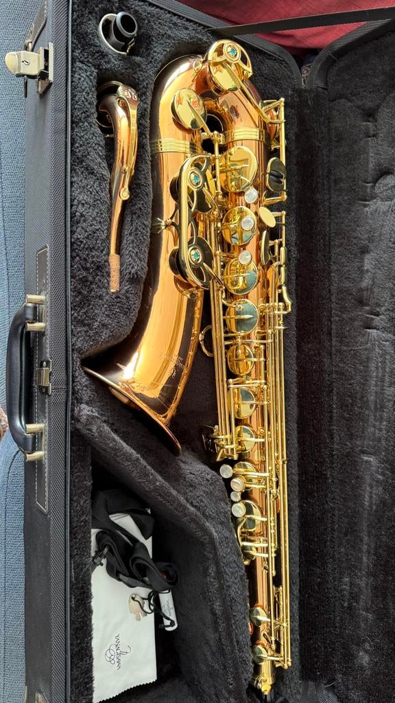 Tenor Saxofoon YANAGISAWA T-WO2 - Brons gelakt, Ophalen, Zo goed als nieuw, Tenor