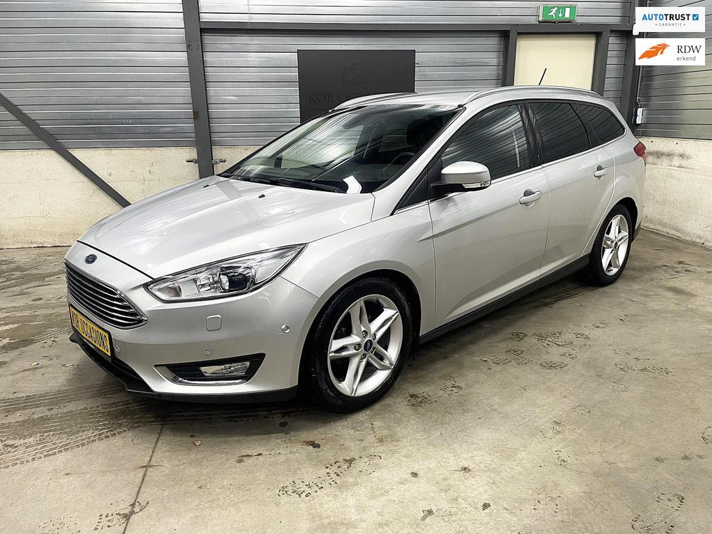 Ford Focus Wagon 1.0 Titanium 1ste eigenaar dealer onderhoud, Auto's, Ford, Bedrijf, Te koop, Focus, ABS, Achteruitrijcamera, Airbags