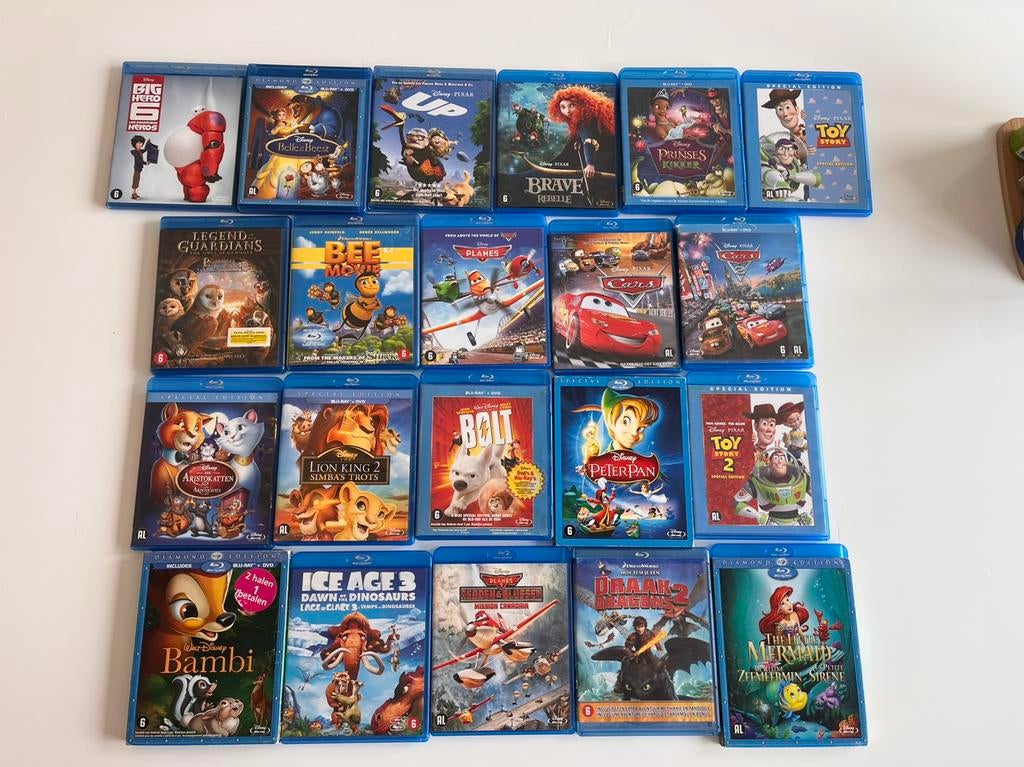 Verzameling Blu ray dvds, Ophalen of Verzenden, Gebruikt, Tekenfilms en Animatie