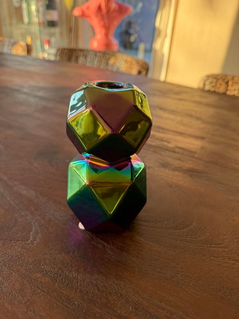 Kandelaar, Huis en Inrichting, Kunststof, Overige kleuren, Ophalen of Verzenden, Zo goed als nieuw