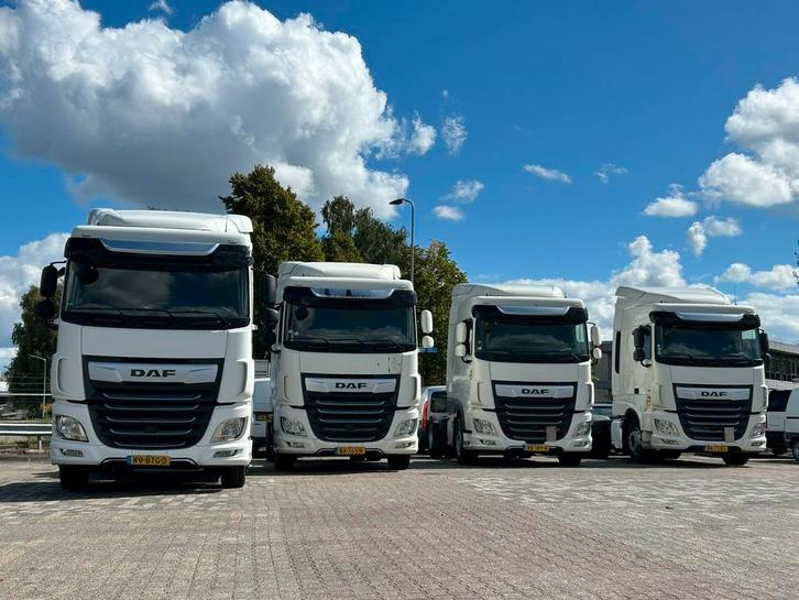 Direct Te huur! Trekkers / trailers / bakwagens!, Auto's, Vrachtwagens, Particulier, Te koop, Diesel, Euro 6, Automaat, Ophalen