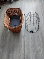 Hondenmand voor achterop de fiets 55x36 cm, Ophalen of Verzenden, Riet