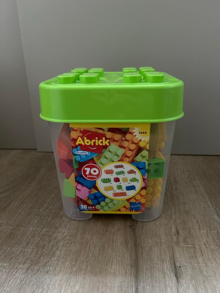 Abrick Bouwblokken 70 Stuks in Handige Opbergdoos, Kinderen en Baby's, Speelgoed | Bouwstenen, Ophalen of Verzenden, Zo goed als nieuw