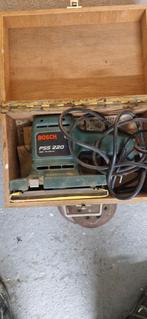 Bosch PSS 220 Vlakschuurmachine, Ophalen of Verzenden, Gebruikt, Minder dan 600 watt, Vlakschuurmachine