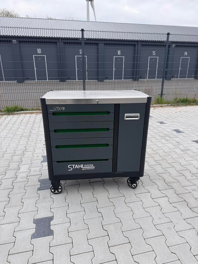 gereedschapswagen gevuld~ Stahlwerk ~ gebruikt, Gevuld, Zo goed als nieuw, D, Ophalen