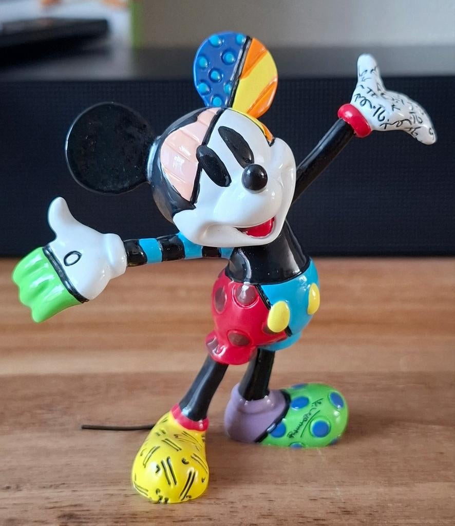 Britto mini Mickey Mouse, Ophalen of Verzenden, Mickey Mouse, Zo goed als nieuw, Beeldje of Figuurtje