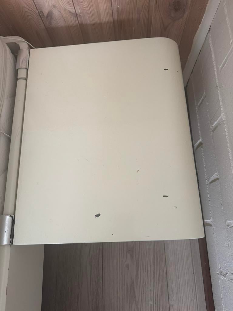 Te koop auping auronde met nachtkastje, Tweepersoons, Ophalen of Verzenden, 180 cm, Hout