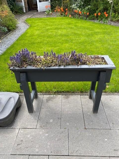 Plantenbak Antraciet, Ophalen, 100 cm of meer, Zo goed als nieuw, 60 cm of meer