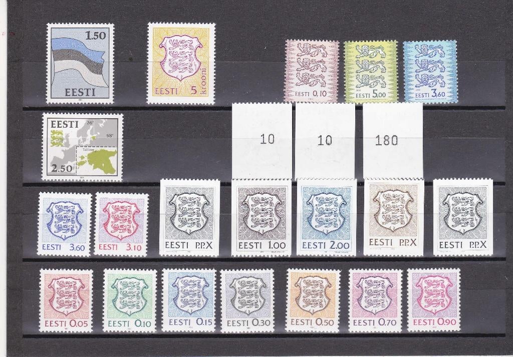 232. Estland 1991, Postzegels en Munten, Postzegels | Europa | Scandinavië, Ophalen of Verzenden, Finland, Postfris
