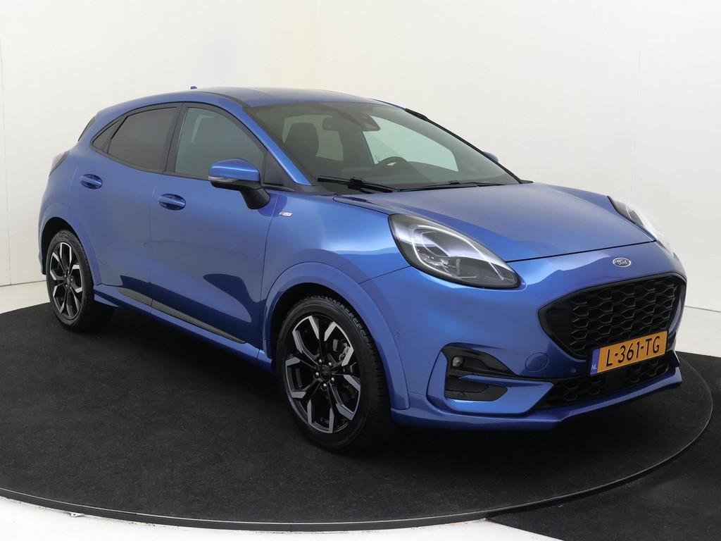 Ford Puma 1.0 EcoBoost Hybrid ST-Line X | Stoelverwarming |, Auto's, Ford, 125 pk, Euro 6, Blauw, Origineel Nederlands