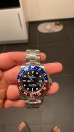 Pepsi gmt master 2 met meelopend 2de uurwerk, Zwart, Ophalen of Verzenden, Zo goed als nieuw, Waterdicht