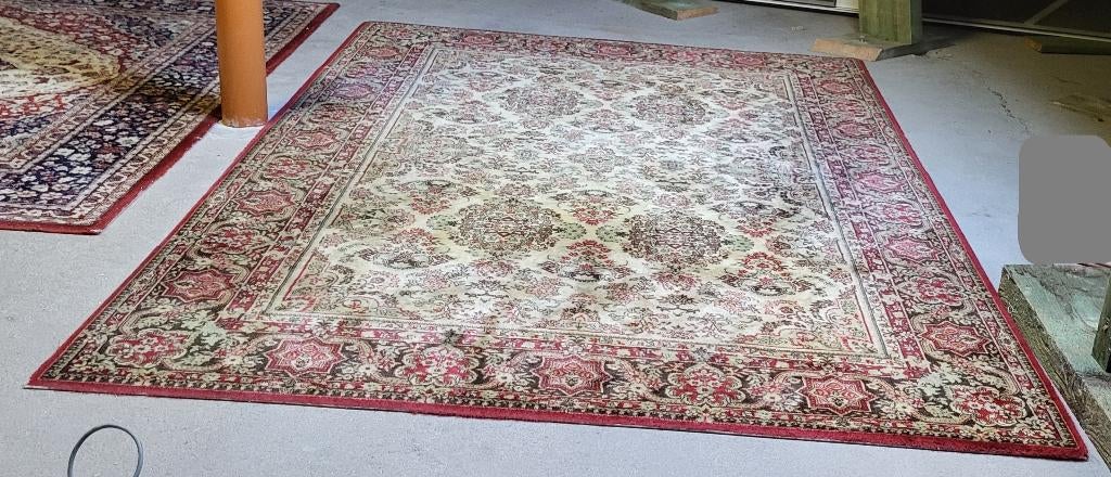 Vintage Louis de Poortere vloerkleed, Ophalen, Gebruikt, 100 tot 150 cm, Perzisch